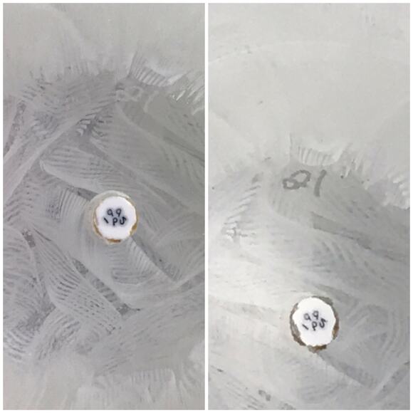 Perthshire 1995B Blue Flowers on Lace Picture Cane Squirrel Panda Paperweight - Picture 7 of 15